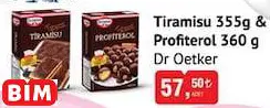 DR OETKER TİRAMİSU 355G & PROFİTEROL 360 G